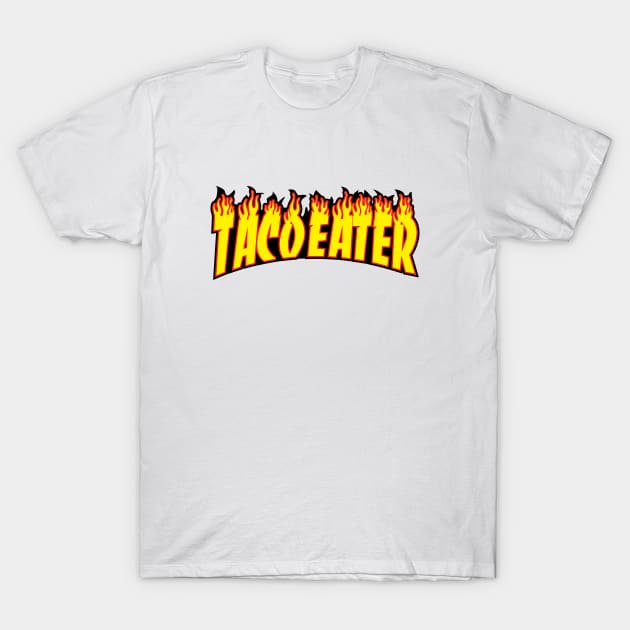 Taco Eater Funny Mexican design T-Shirt by Estudio3e